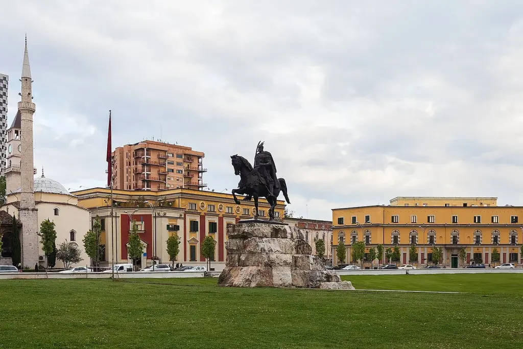 Tirana Skanderbeg Square Albania