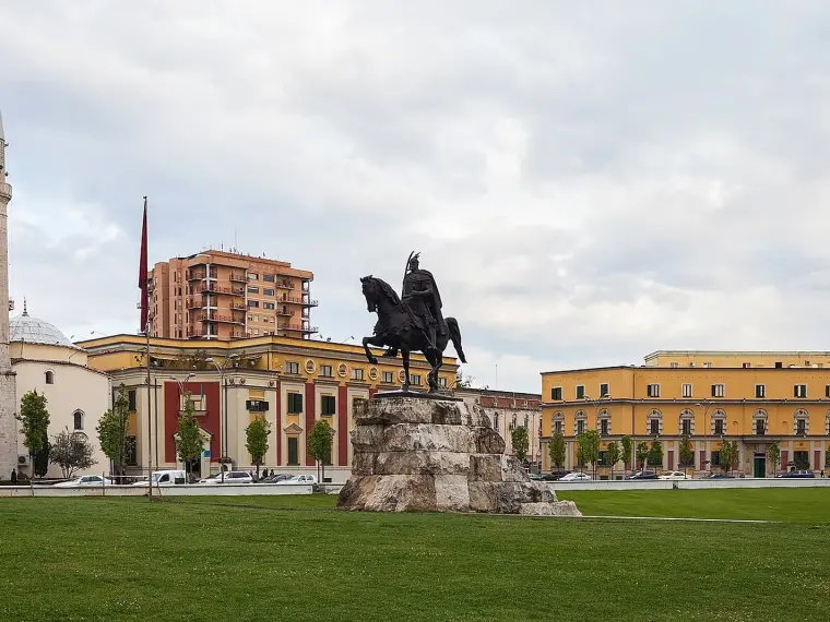 Tirana Skanderbeg Square Albania
