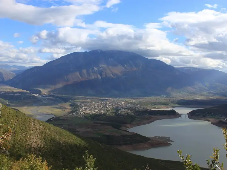 Kukës Albania city mountains