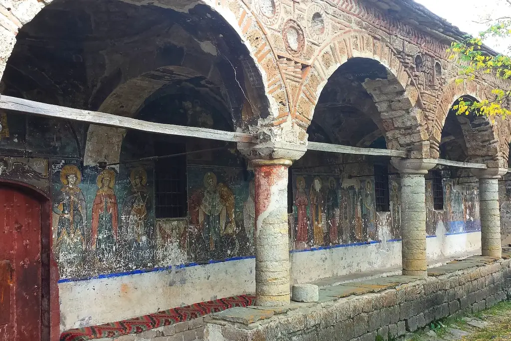 Fresques de l’église Saint-Nicolas de Voskopoja en Albanie